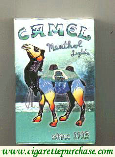 Camel Art Issue Menthol Lights side slide cigarettes hard box